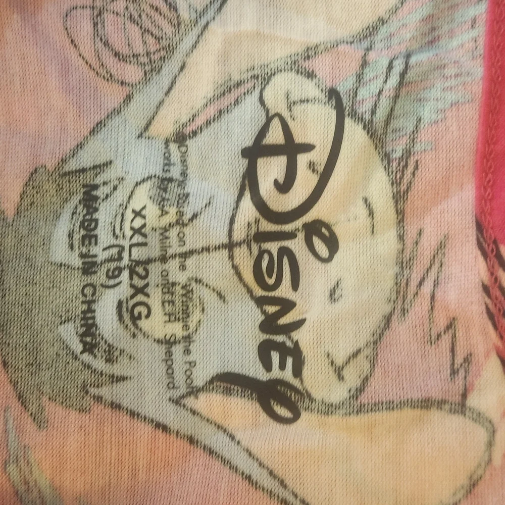 Disney Pink Eeyore PJ Tank Top XXL NWOT (5650) - Picture 3 of 3